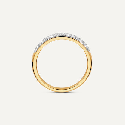 Pav¨¦ Diamond Alliance Ring (0.22 ct)