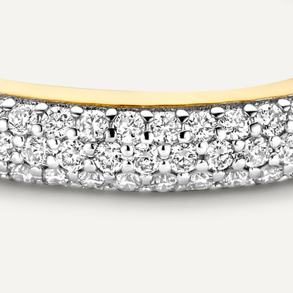 Pav¨¦ Diamond Alliance Ring (0.22 ct)