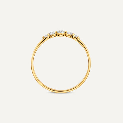 Diamond Graduated Ring (0.16 ct)