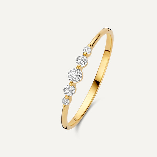 Diamond Graduated Ring (0.16 ct)