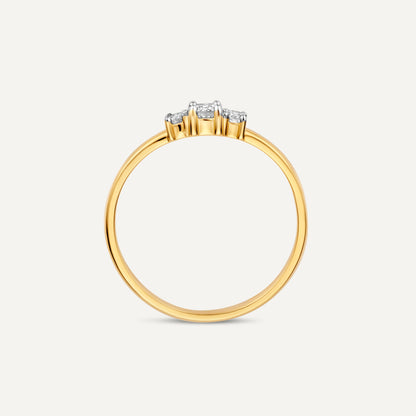 Diamond Trilogy Ring (0.15 ct)