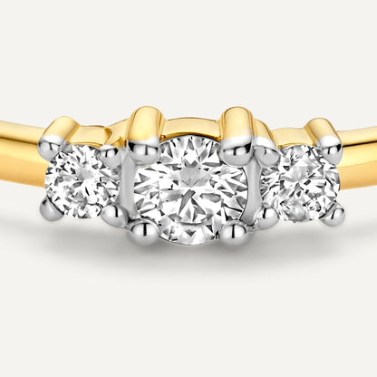 Diamond Trilogy Ring (0.15 ct)