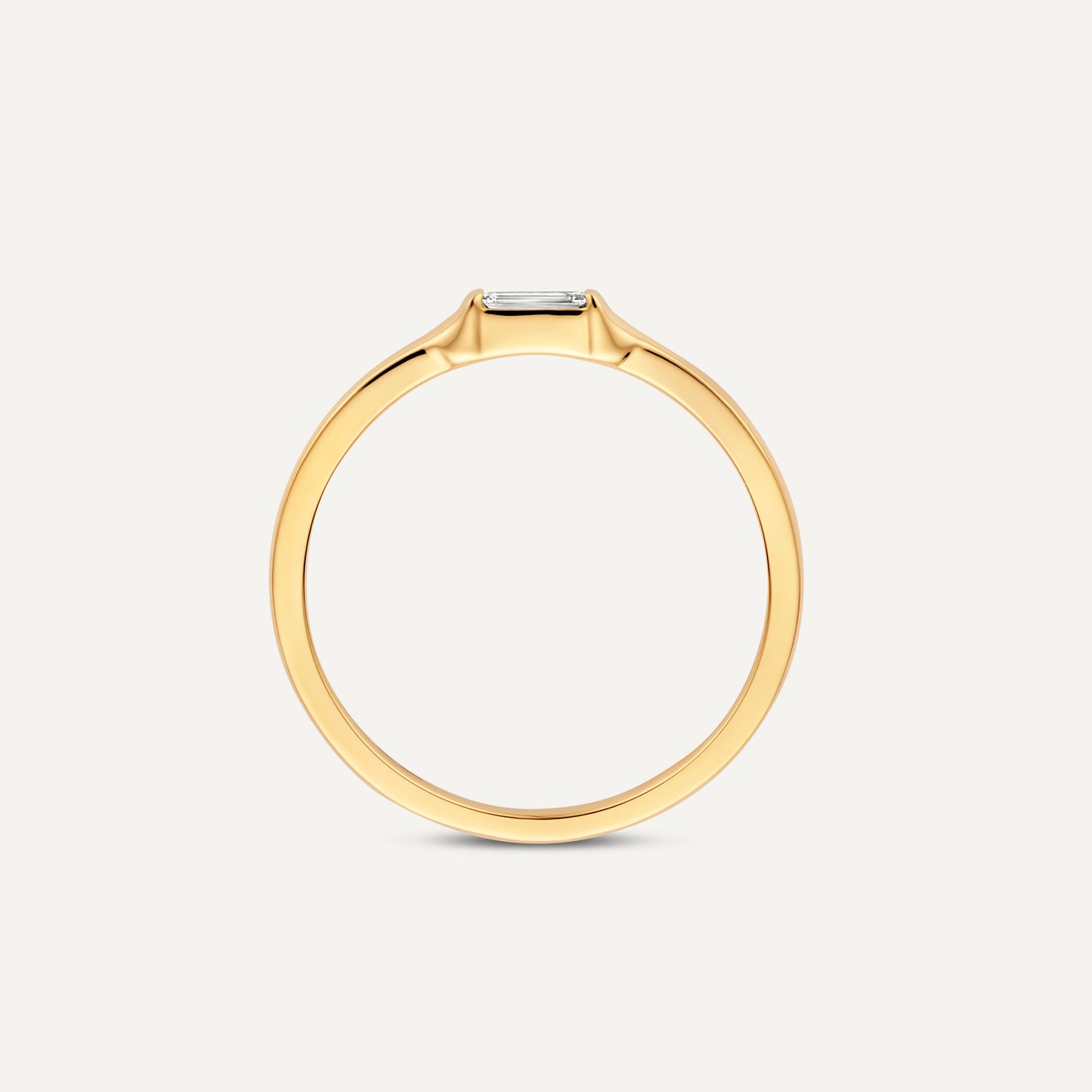 Baguette Cut Diamond Ring (0.07 ct)