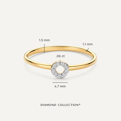 Diamond Open Halo Ring (0.06 ct)
