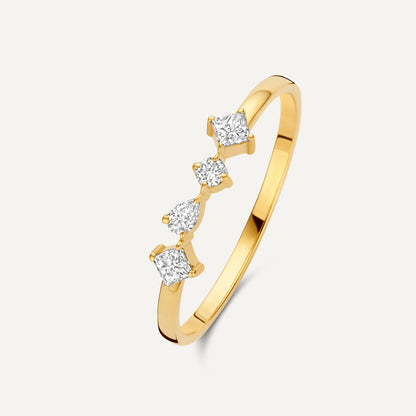 Dazzling Diamond Statement Ring (0.02 ct)