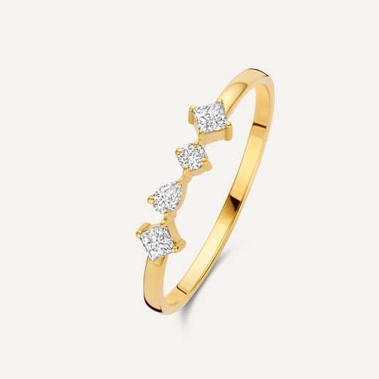 Dazzling Diamond Statement Ring (0.02 ct)