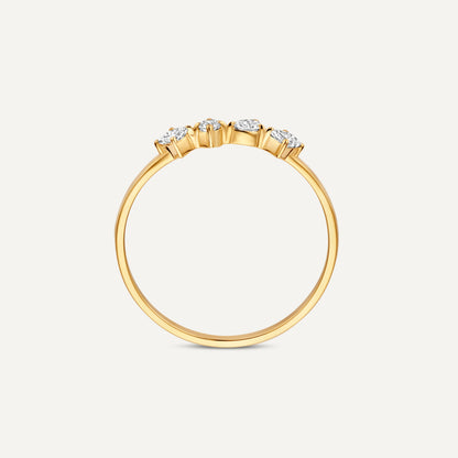 Dazzling Diamond Statement Ring (0.02 ct)