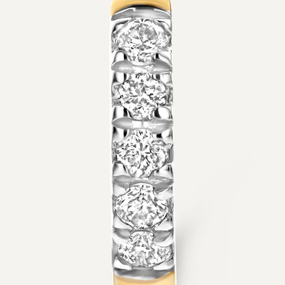Pav¨¦ Diamond Mini Huggie Hoops (8mm) (0.05 ct)