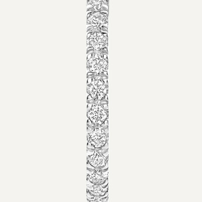 Pav¨¦ Diamond Huggie Hoops (12mm) (0.12 ct)