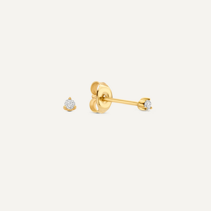 Three Prong Diamond Studs (0.05 ct)