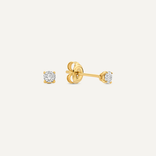 Four Prong Diamond Studs (0.20 ct)