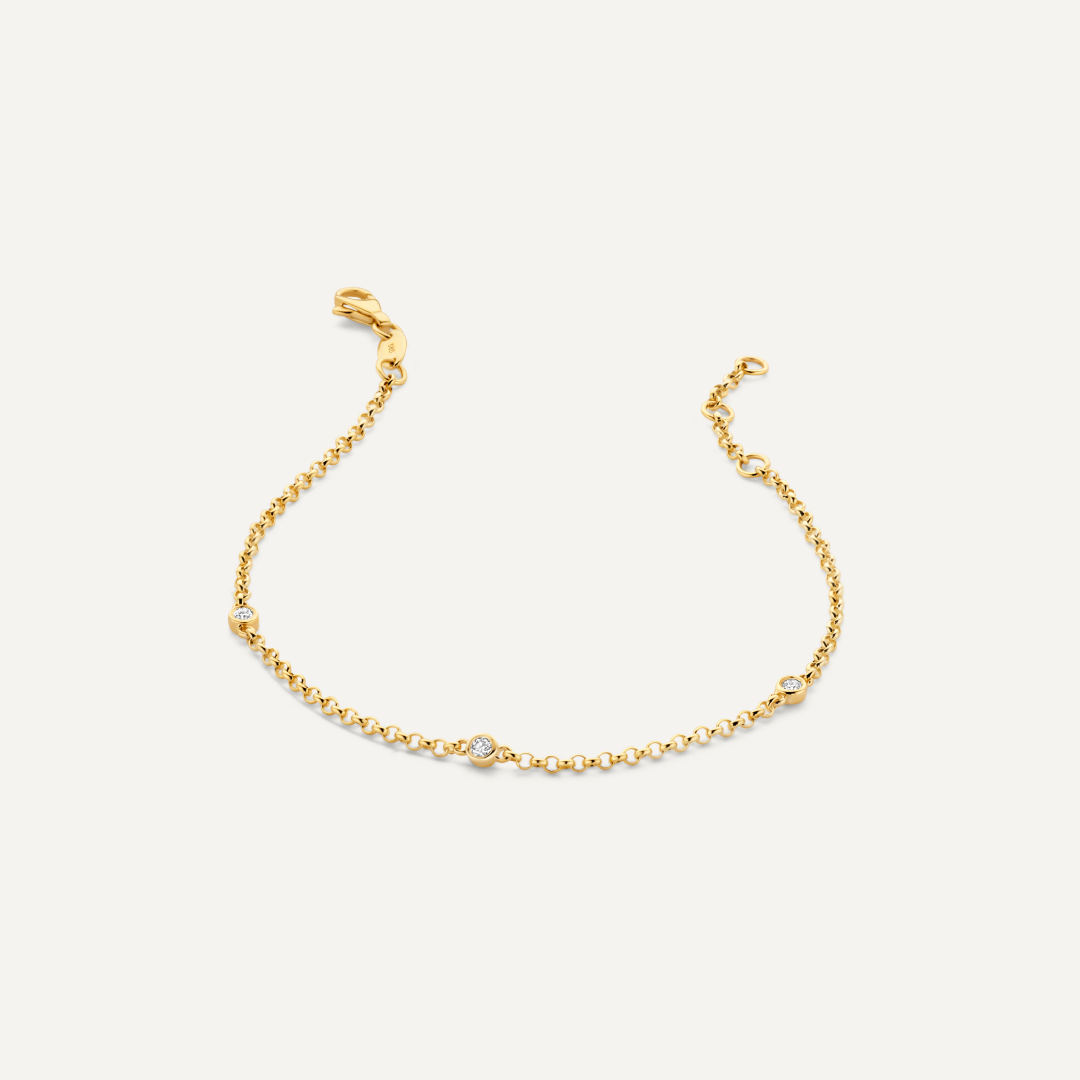 Satellite Bezel Set Diamond Bracelet (0.09 ct)